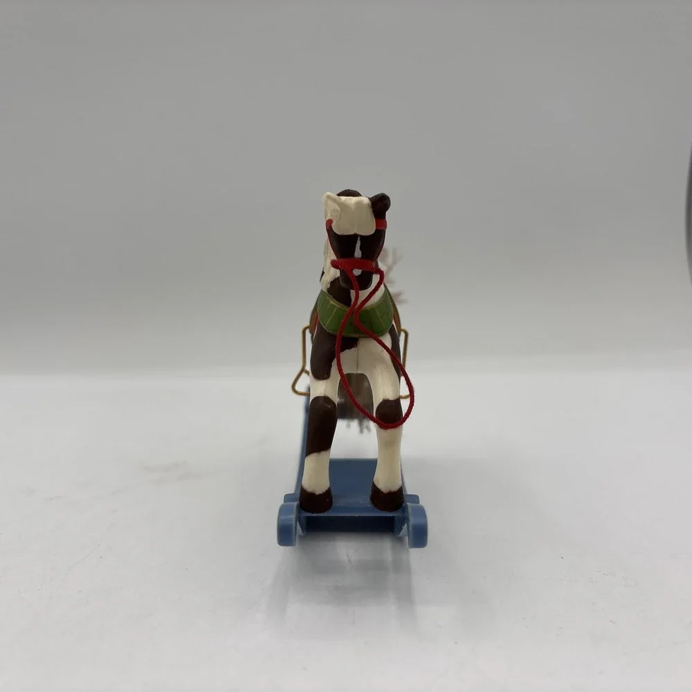 Hallmark Keepsake Ornament 1985 Rocking Horse 5th In Rocking Horse SeriesVintage